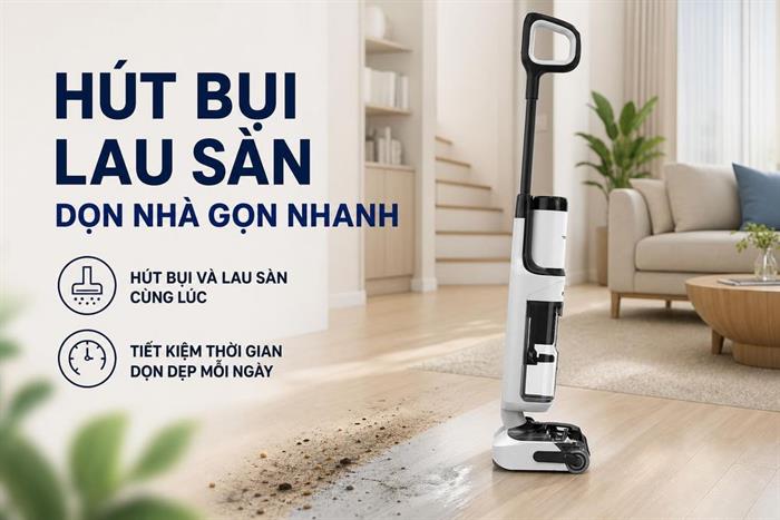 Máy hút bụi lau nhà Tineco Floor One S6 Stretch Max