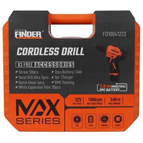 Máy khoan pin Finder FD10041223 12V