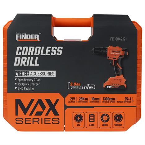 Máy khoan pin Finder FD10042121 21V