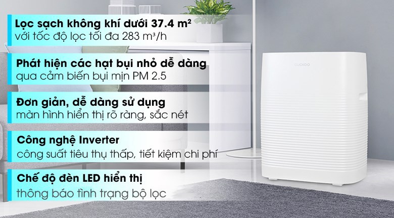 Máy lọc không khí Cuckoo CAC-C1220FW 33W