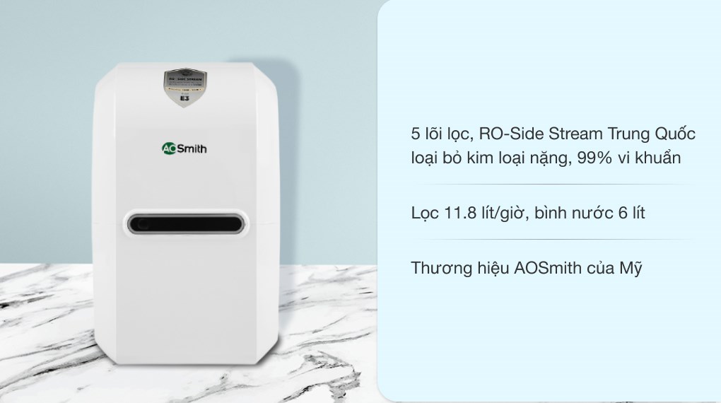 Máy lọc nước RO AOSmith E2 5 lõi
