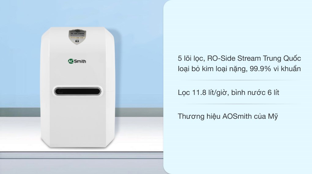 Máy lọc nước RO Aosmith E3 5 lõi