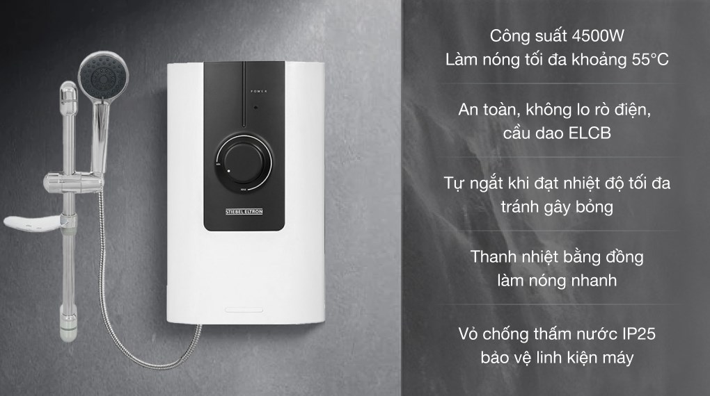 Máy nước nóng trực tiếp Stiebel Eltron 4500W WS 45 EC