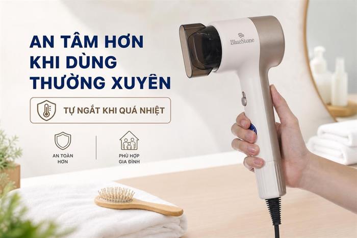 Máy sấy tóc Bluestone HDB-1831
