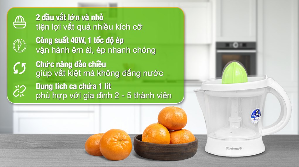 Máy vắt cam BlueStone 40W CJB-1129