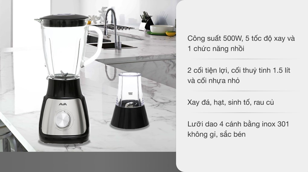 Máy xay sinh tố đa năng AVA BL1055-CB