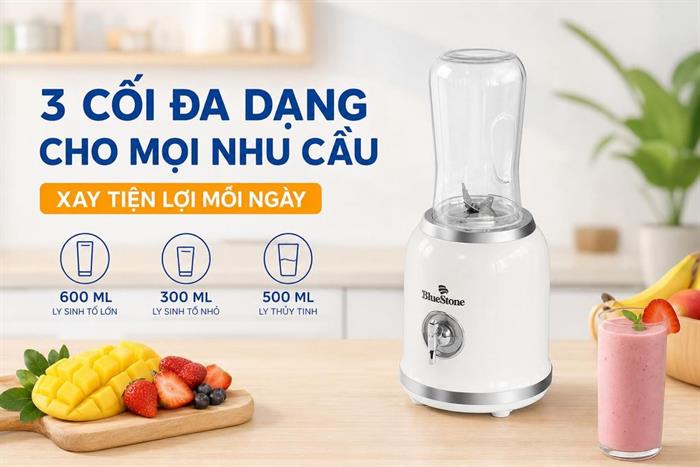 Máy xay sinh tố đa năng Bluestone BLB-5308 - 2 cối