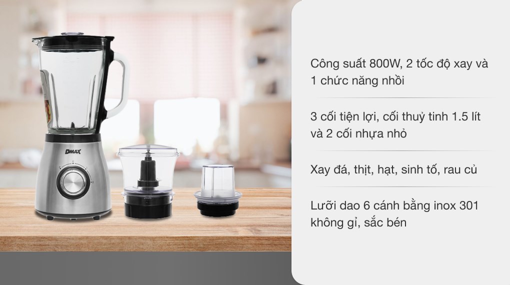 Máy xay sinh tố đa năng DMAX BL9702-GS
