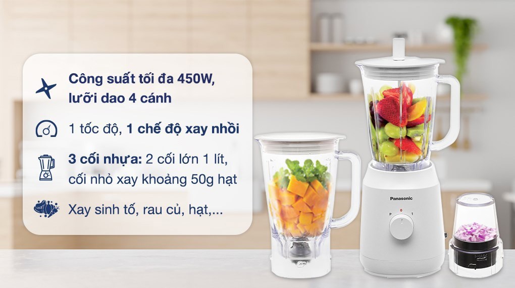 Máy xay sinh tố đa năng Panasonic MX-EX1031WRA