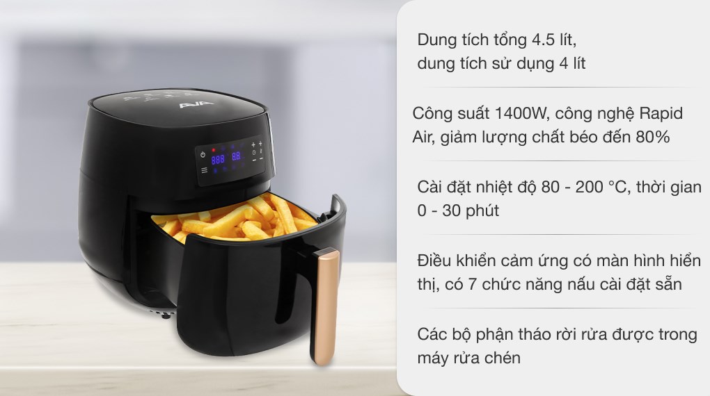 Nồi chiên không dầu AVA 4 lít AF358T