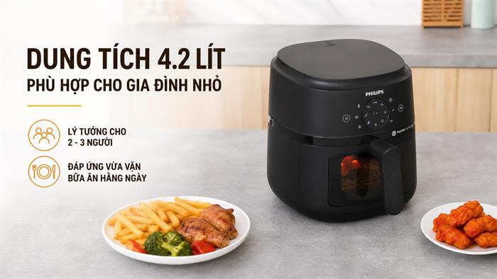 Nồi chiên không dầu Philips 4.2 lít NA220/00