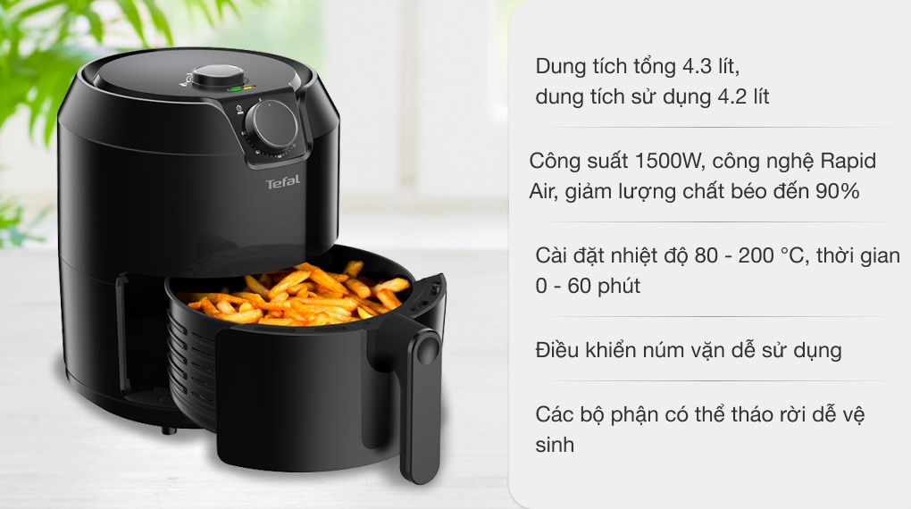 Nồi chiên không dầu Tefal 4.2 lít EY201815