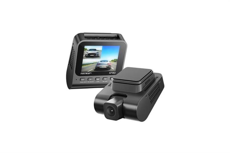 Camera hành trình xe hơi ghi hình trước sau 4K Cảnh Báo Giọng Nói GPS Vietmap S720