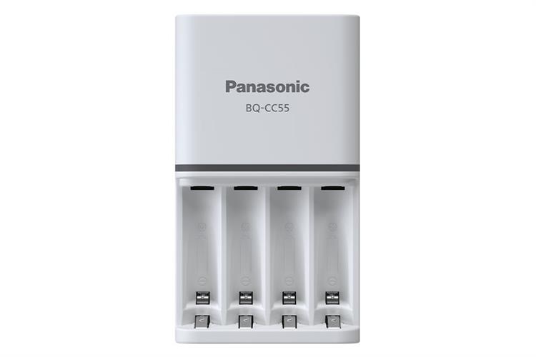 Bộ sạc nhanh 2h Panasonic Eneloop K-KJ55 2000mAH (kèm 4 viên pin AA)