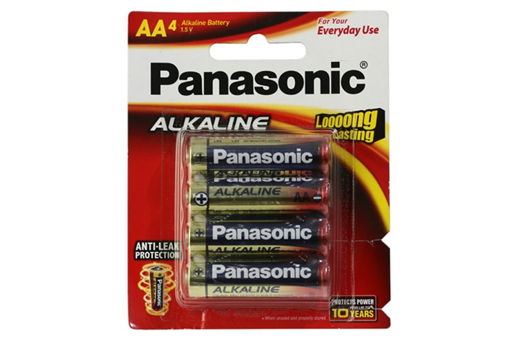 Pin AA 4 viên Alkaline Panasonic LR6T-4B-V