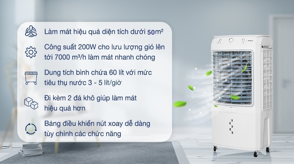 Quạt điều hòa Kangaroo KG50F88 200W