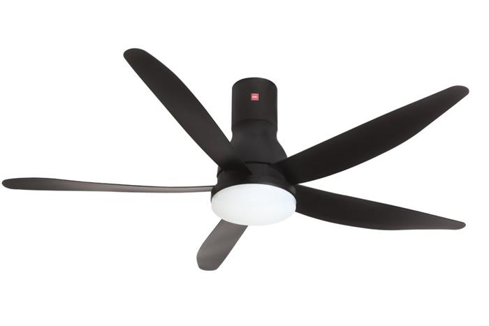 Quạt trần KDK 5 cánh U60FW(BK) 59W