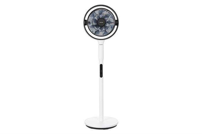 Quạt tuần hoàn Toshiba trước 7 cánh - sau 9 cánh F-DSC80XVN(W) 25W