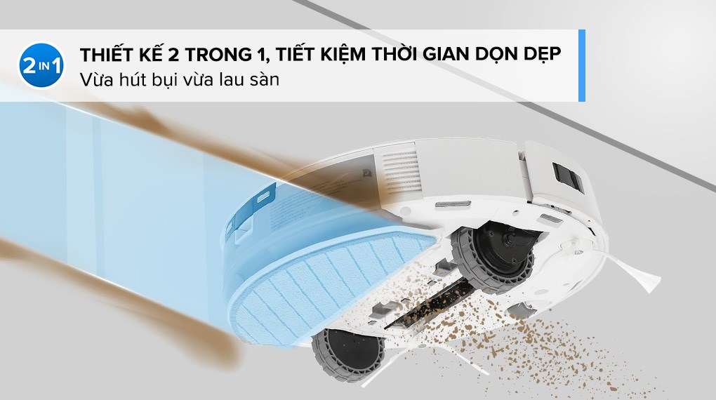 Robot hút bụi lau nhà Ecovacs Deebot T10