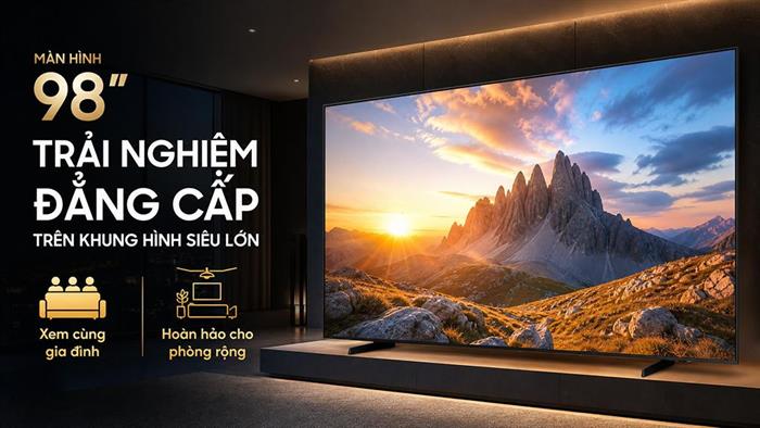 Smart Tivi Crystal UHD Samsung 4K 98 inch UA98U9500H