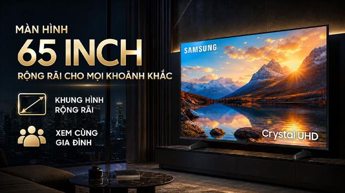 Smart Tivi Crystal UHD Samsung AI 4K 65 inch UA65U8500H
