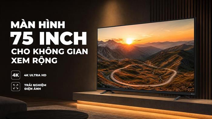 Smart Tivi LG AI 4K 75 inch 75NU855BPSA