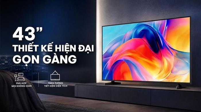 Smart Tivi Mini LED Samsung AI 4K 43 inch UA43M77HA