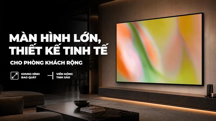 Smart Tivi Mini LED Samsung AI 4K 75 inch UA75M80HA
