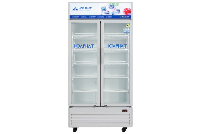 Tủ mát 2 cánh Hòa Phát 812 lít HSR D6812