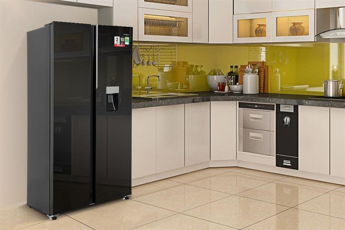 Tủ lạnh Hitachi Inverter 529 lít Side By Side HRSN9563DWGBVN
