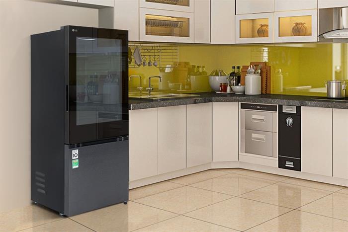 Tủ lạnh LG Inverter 340 lít InstaView LBB33BLMAI