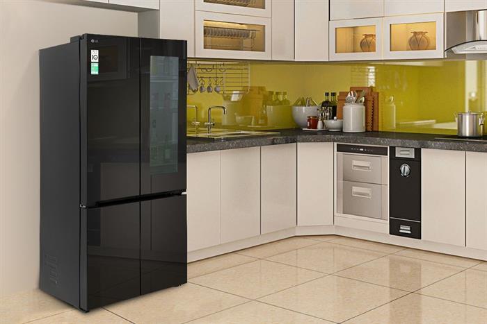 Tủ lạnh LG Inverter 617 lít Multi Door InstaView LFB61BLGAI