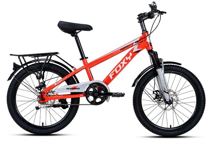 Xe đạp trẻ em nam Foxy Kuro 2B 20 inch Đỏ Xám