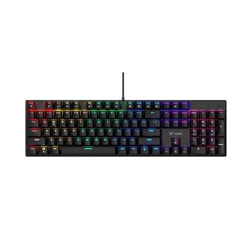 Bàn phím cơ Gaming có dây Rapoo GK500 (Đen)