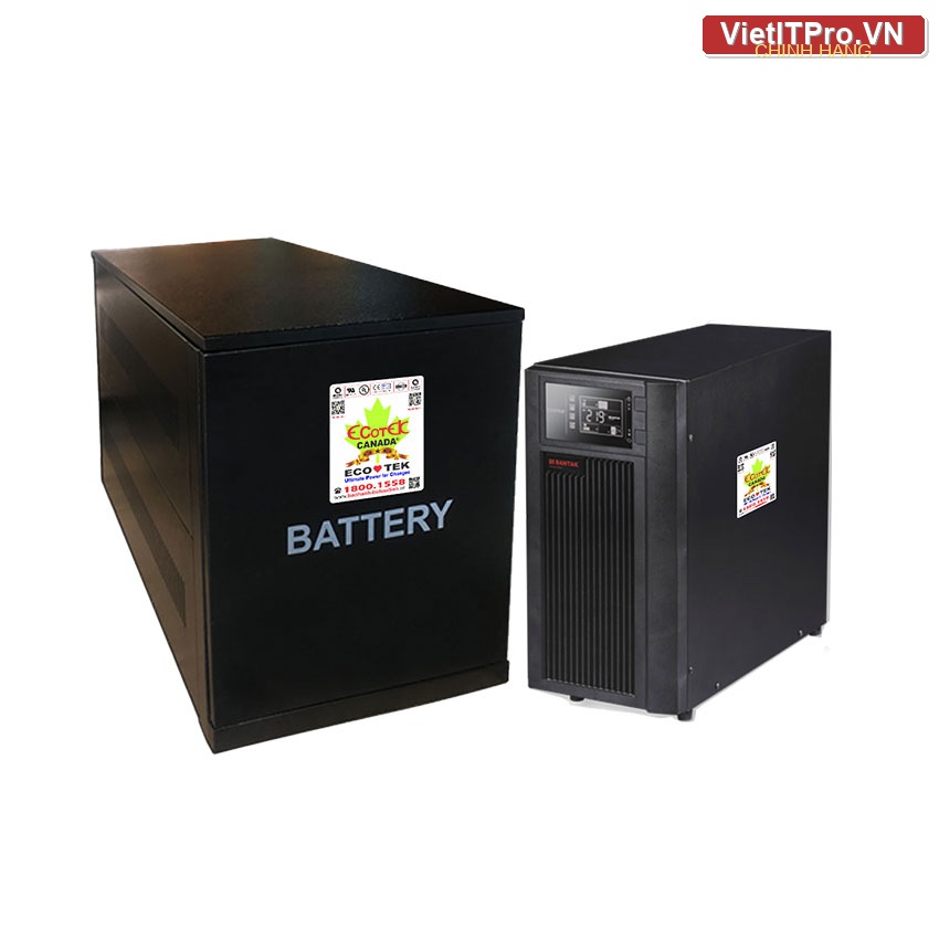 Bộ lưu điện Santak C10KS-LCD 10kVA【Dùng Ắc Quy Rời】