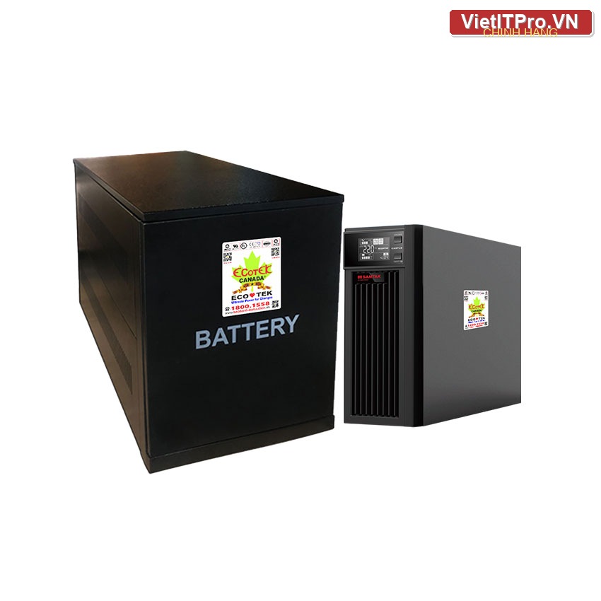 Bộ lưu điện Santak C3KS-LCD 3kVA 2700W【Ắc Quy Rời】