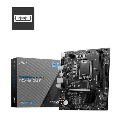 Bo mạch chủ/ Mainboard MSI PRO H610M-E DDR5
