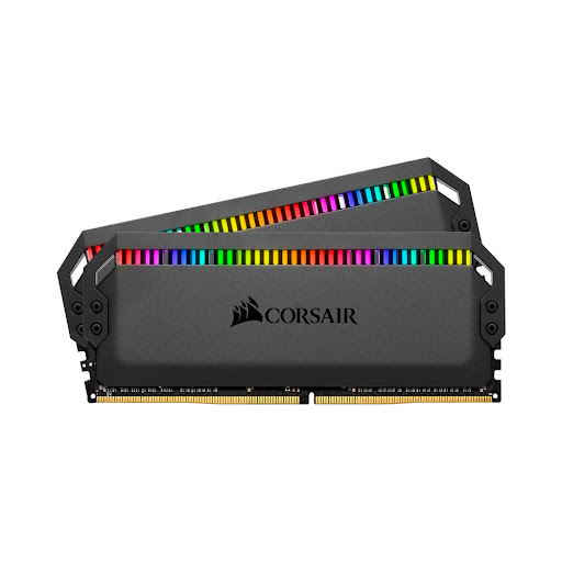 Bộ nhớ/ RAM Corsair Dominator Platinum Black RGB 16GB(2x8GB) DDR4-3200MHz (CMT16GX4M2E3200C16)