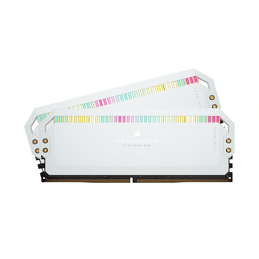 Bộ nhớ/ RAM Corsair Dominator Platinum RGB 64GB (2x32GB) DDR5 5600MHz White (CMT64GX5M2B5600C40W)