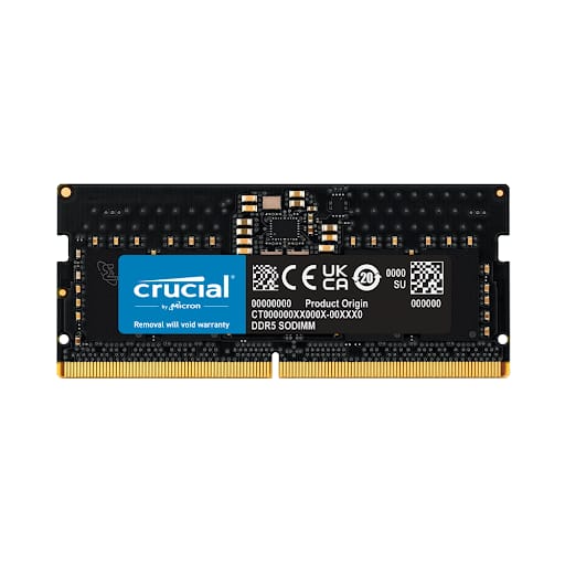 Bộ nhớ/ Ram Laptop DDR5 Crucial 16GB (4800) (CT16G48C40S5)