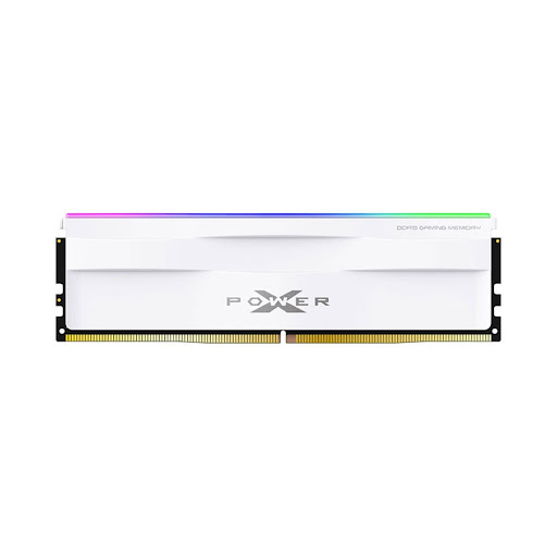 Bộ nhớ trong/ RAM Desktop SP XPOWER Zenith RGB 16GB DDR4-3200 White HS (SP016GXLZU320BSH)