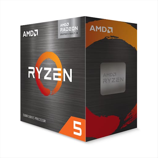 Bộ vi xử lý/ CPU AMD Ryzen 5 5600G (6C-12T | Up to 4.4GHz | 19MB | Radeon Graphics 7CU | Wraith Stealth cooler | socket AM4)