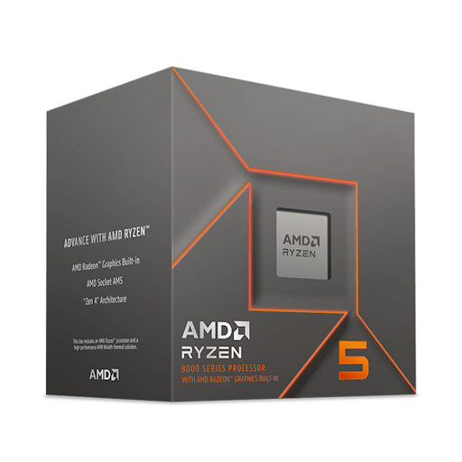 Bộ vi xử lý/ CPU AMD Ryzen 5 8400F (6C - 12T | Up to 4.7GHz | 22MB Cache | No iGPU | Wraith Stealth | AM5)