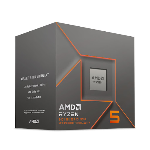 Bộ vi xử lý/ CPU AMD Ryzen 5 8500G (6C-12T | Up to 5.0GHz | 22MB | Radeon 740M 4CU - RDNA 3.0 | Wraith Stealth Cooler | AM5)