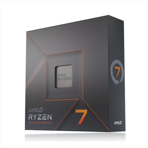 Bộ vi xử lý/ CPU AMD Ryzen 7 7700X (8C-16T | Up to 5.4GHz | 40MB | 105W | Radeon Graphics | No Cooler | AM5)
