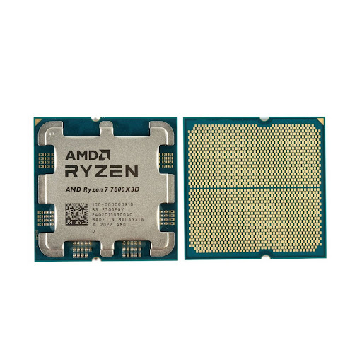 Bộ vi xử lý/ CPU AMD Ryzen 7 7800X3D TRAY (8C-16T | Up to 5.0GHz | 104MB | Radeon Graphics 2CU | No Cooler | AM5)