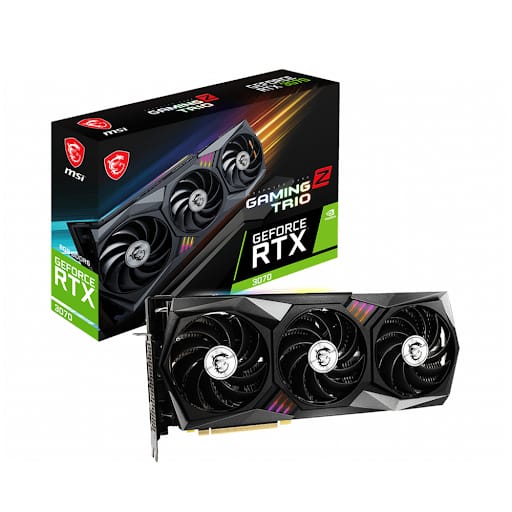 Card màn hình MSI RTX 3070 GAMING Z TRIO 8G LHR