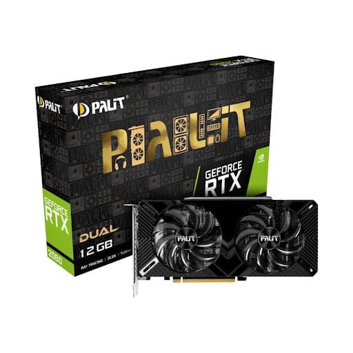 Card màn hình Palit RTX2060 DUAL 12G DDR6 192bit (NE62060018K9-1160C)