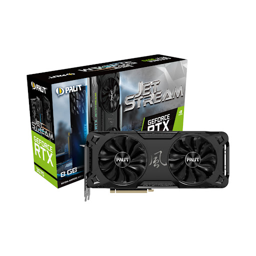 Card màn hình Palit RTX3070 JETSTREAM 8GB DDR6 256bit (NE63070019P2-1040J)