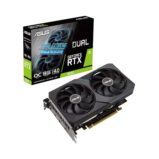 Card màn hình/ VGA Asus Dual GeForce RTX 3050 OC 8GB GDDR6 (DUAL-RTX3050-O8G)